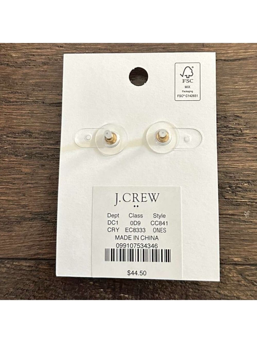 J.Crew-Crystal drop statement Earrings-New - Picture 4 of 7